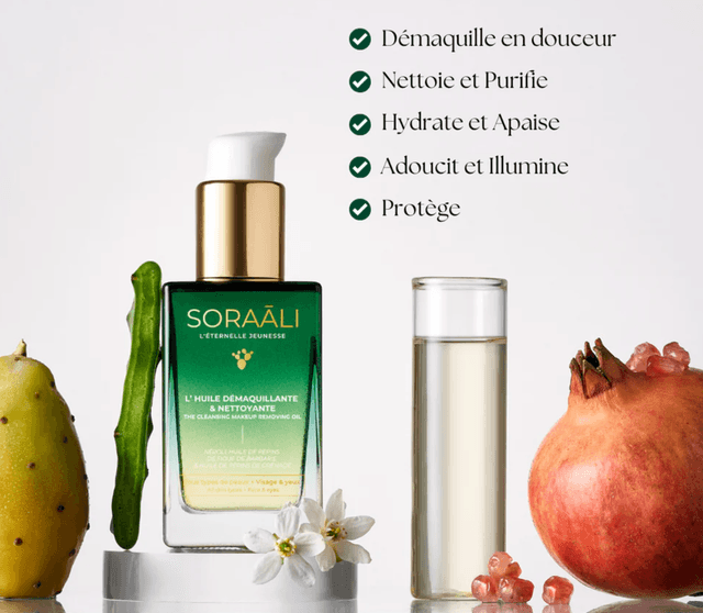 L'Huile Démaquillante et Nettoyante Soraali EN PRÉCOMMANDE